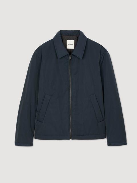 Sandro QUILTED ZIP-UP JACKET