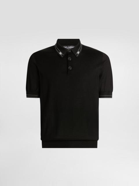 Dolce & Gabbana Silk polo shirt