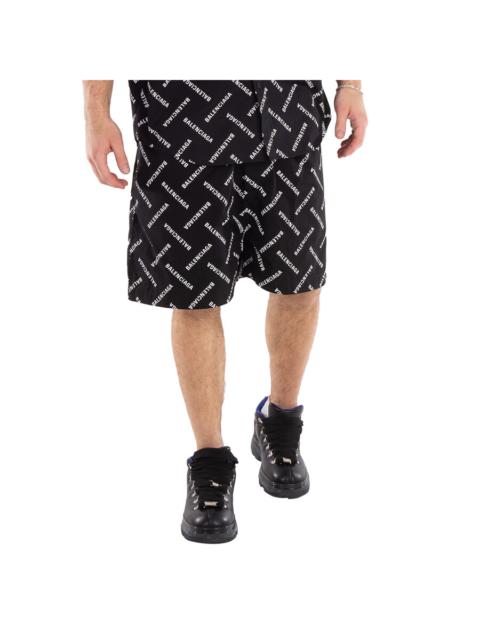 BALENCIAGA Balenciaga Men's Pyjama Logo-Print Short