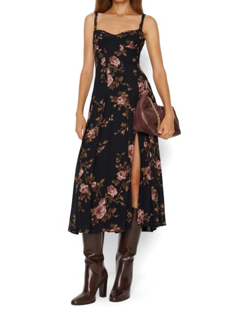 Reformation Reformation Katara Floral Georgette Midi Dress in Ballad at Nordstrom