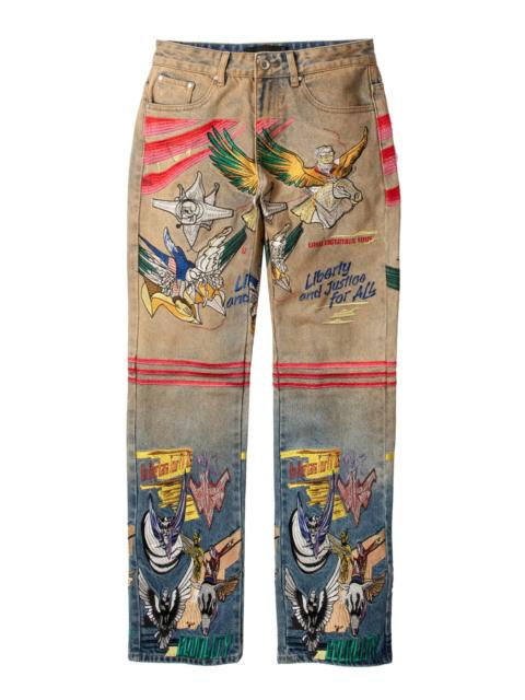 WHO DECIDES WAR LIBERTY DENIM (TAN/DENIM)