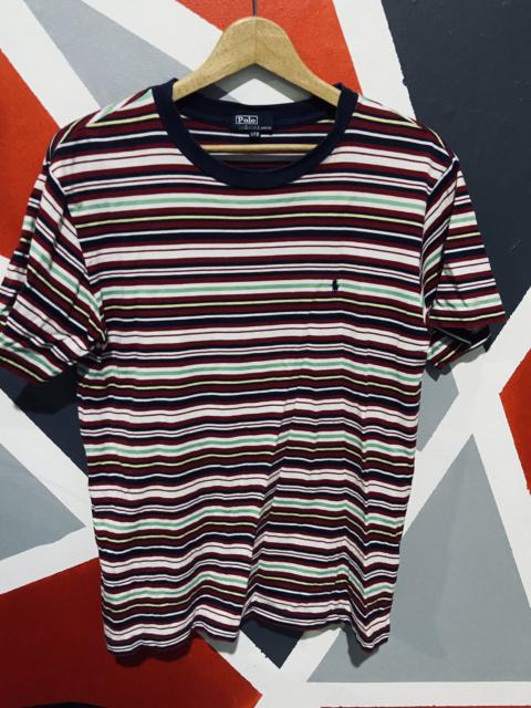 Stripe Polo Ralph Lauren Round Nwcklace Tee