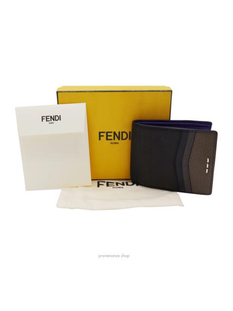 FENDI Selleria Horizontal Wallet - Multicolour Roman Leather