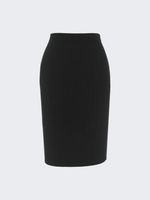 SAINT LAURENT Wool Pencil Skirt Black