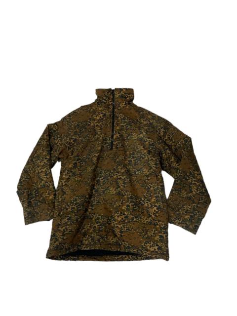 A.P.C. Vintage APC Half Zipper Coat Jacket Camouflage