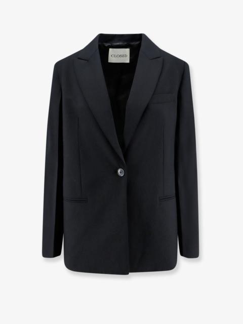 CLOSED Closed Virgin Wool Blend Blazer Black