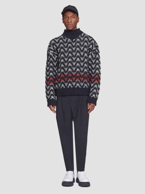 3.1 Phillip Lim Chevron Jacquard Pullover