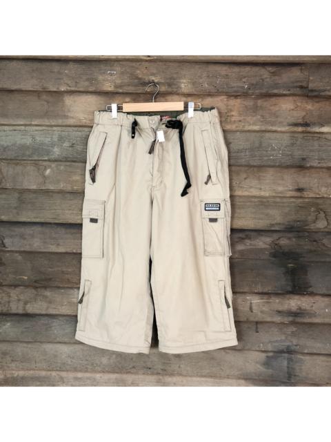 Other Designers Japanese Brand - Body Wave Brown multipocket cropped skater Cargo Pants #4479