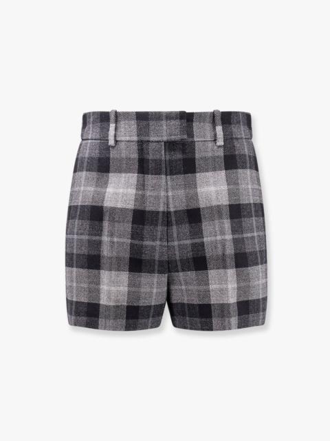 ショートパンツ Dior Check N Dior Virgin Wool Shorts Dior Dior Tartan Wool Shorts With Check'N'Dior Motif