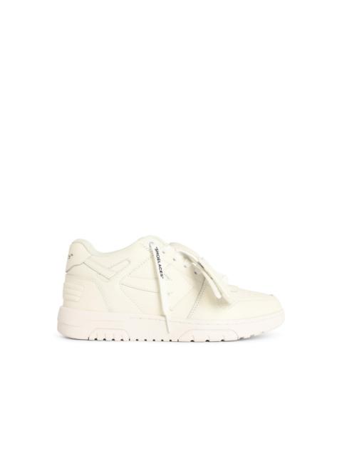 Off-White Off-White 'O.O.O.' White Leather Sneakers Men