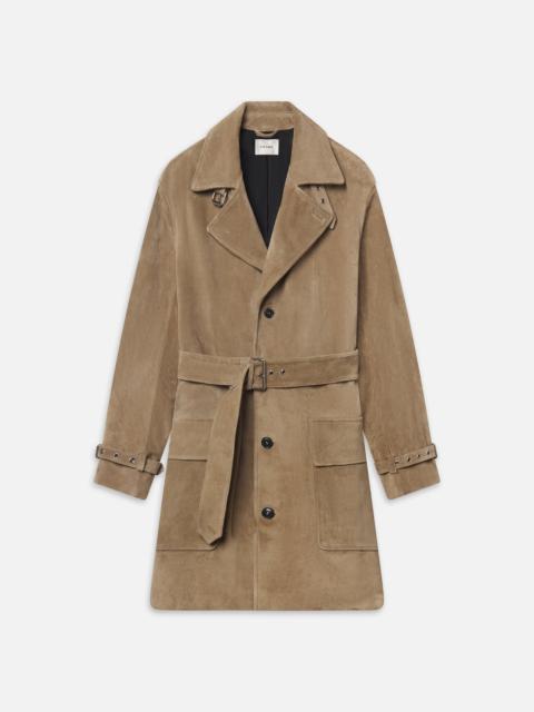 FRAME The Suede Trench Jacket