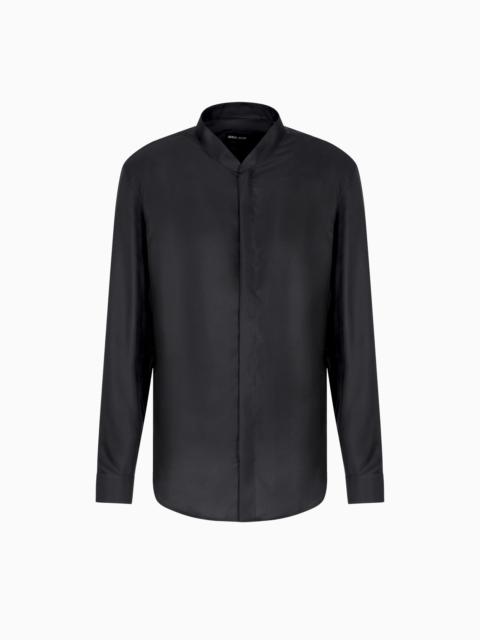 GIORGIO ARMANI SILK TWILL SHIRT