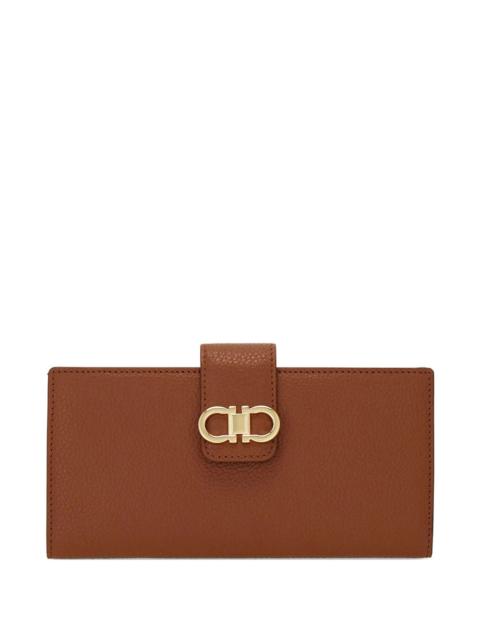 FERRAGAMO Ferragamo Women Grained Leather Continental Wallet