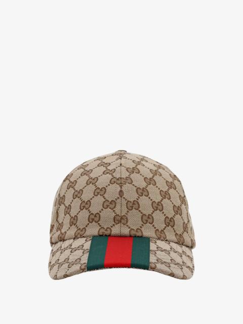 GUCCI Gucci Supreme Gg Fabric Baseball Hat