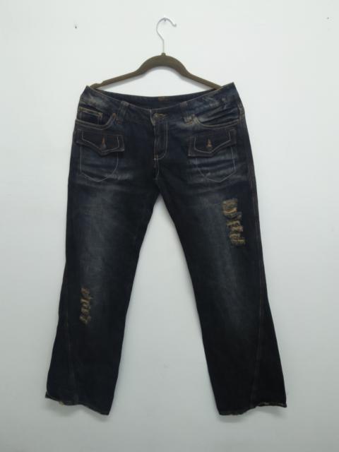 Other Designers Japanese Brand - Nice Damage Denim patchwork design unknown brands made in japan