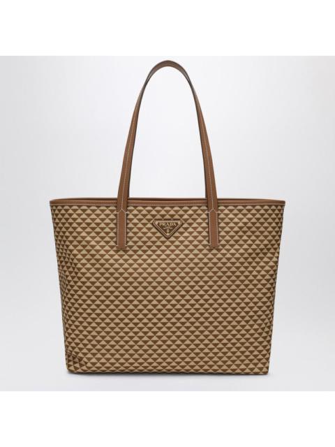 Prada Prada Caramel-Coloured Bag In Printed Re-Nylon Women