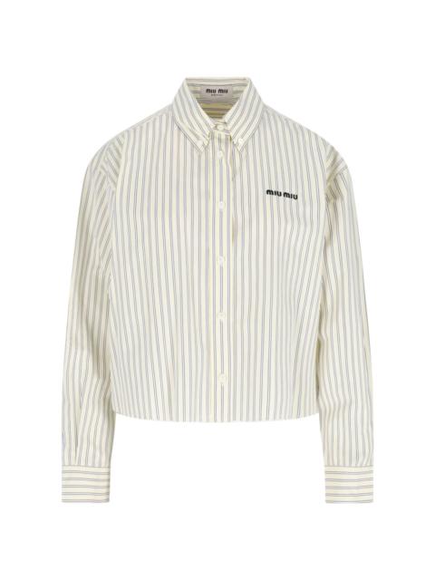 Miu Miu STRIPED SHIRT