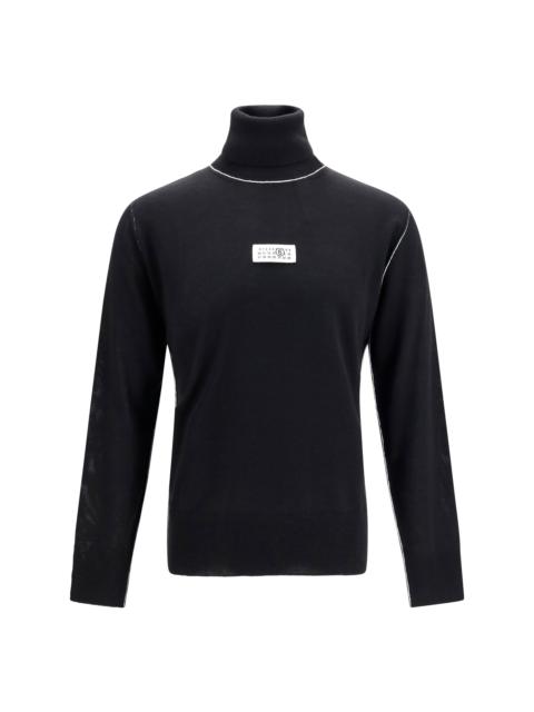 MM6 Maison Margiela Mm6 Turtleneck Sweater Black Men