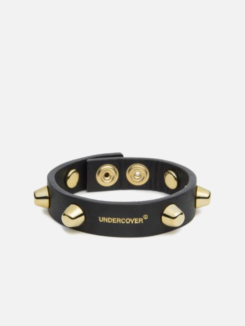 UNDERCOVER STUDDED LEATHER BRACELET
