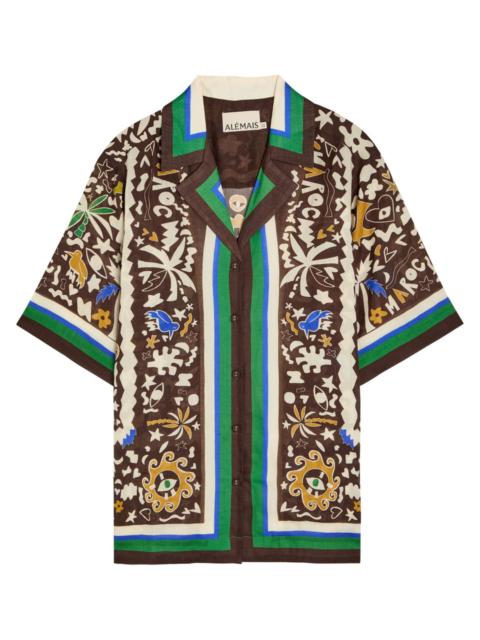 ALÉMAIS Alemais Maroc Printed Woven Shirt