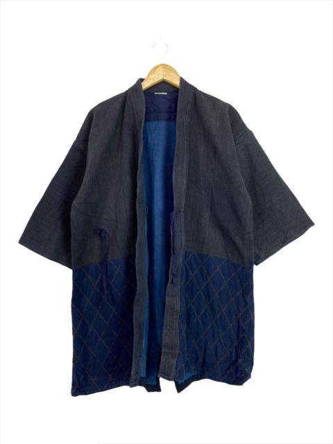 Other Designers Indigo - Japanese Kimono Kendo Sashiko Noragi Distressed Jacket