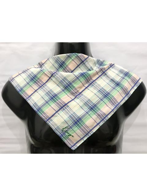 KENZO KENZO PLAID HANDKERCHIEF SCARF POCKET SQUARE