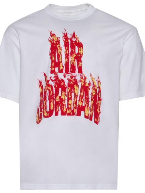 Jordan Jordan Mens Jordan AJ 5 Fire '85 Short Sleeve Crew