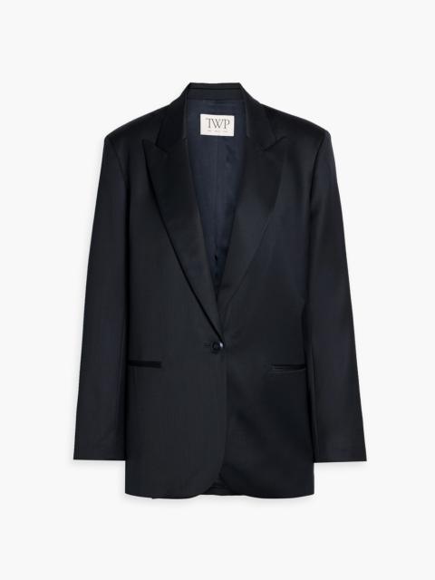 TWP Girl Boy Girl wool-satin blazer
