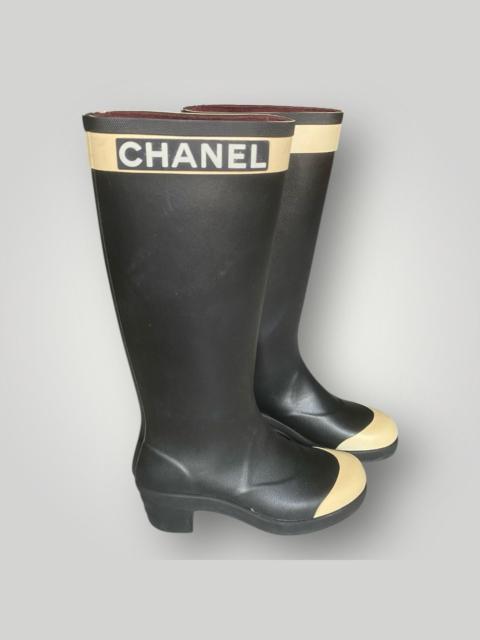 CHANEL Chanel Long Rain Boots