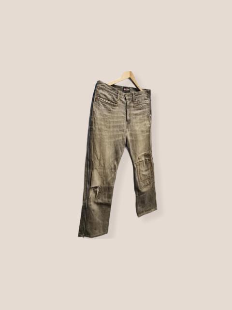 Other Designers Other - Vintage Nick Ashley Side Zipper Distressed Denim