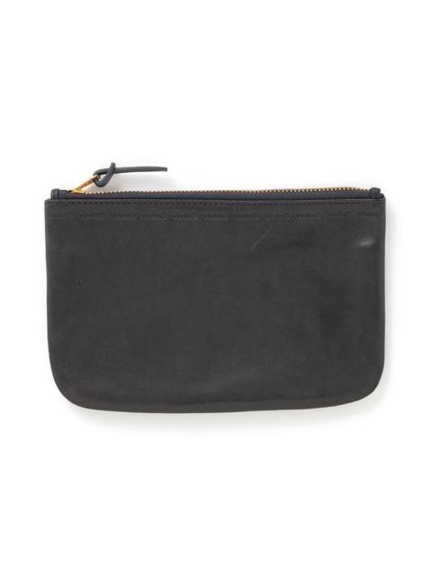 visvim LEATHER TRAVEL POUCH NAVY