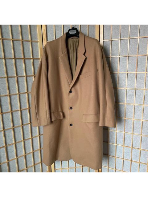 Other Designers Japanese Brand - AW15 oversized topcoat in camel khaki tan wool