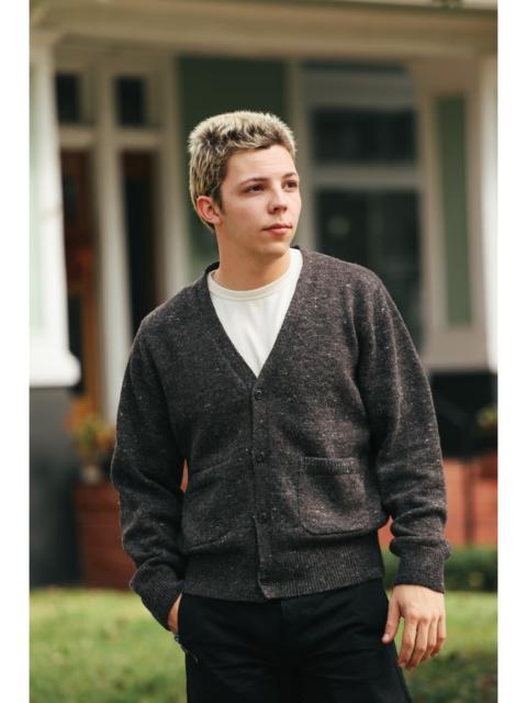 3sixteen CLASSIC CARDIGAN - PEWTER TWEED