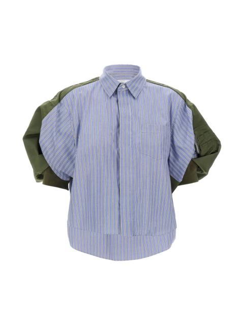 sacai Bomber sleeve shirt