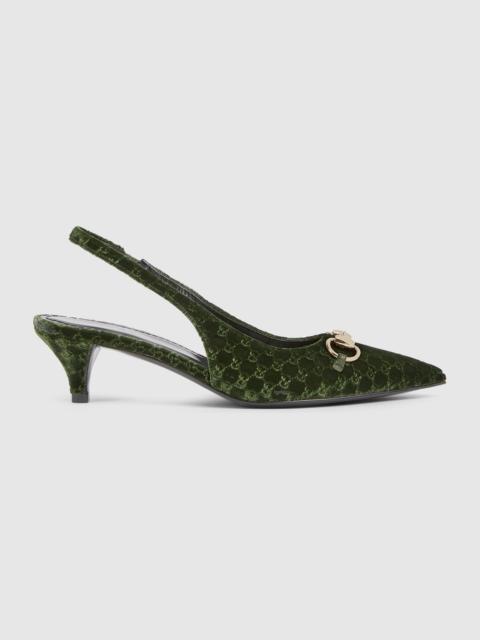 GUCCI Women's slingback pump with Horsebit