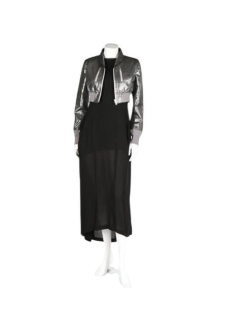Yohji Yamamoto YOHJI YAMAMOTO CROPPED BOMBER JACKET SIZE 1 JAPAN