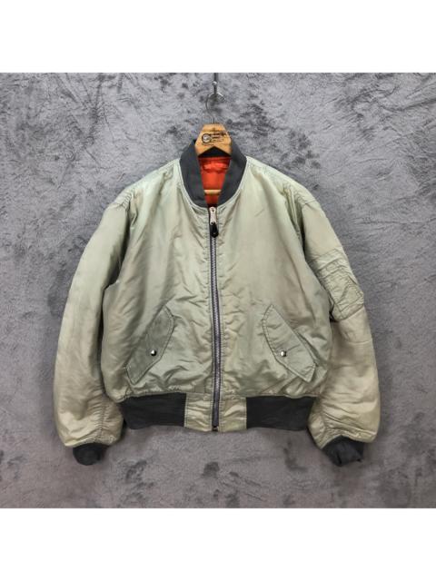 Other Designers Vintage - VINTAGE MA-1 BOMBER JAZZIX INTERNATIONAL #5526-195