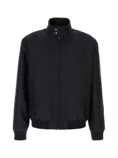 GUCCI Gucci Men Midnight Blue Gg Ripstop Jacket