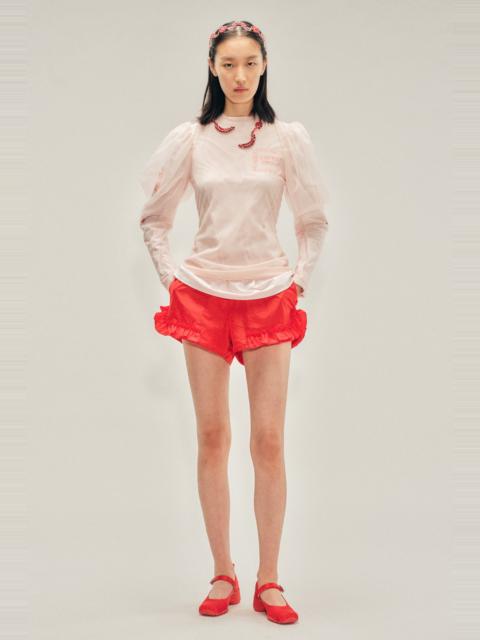 Simone Rocha Frill Track Shorts