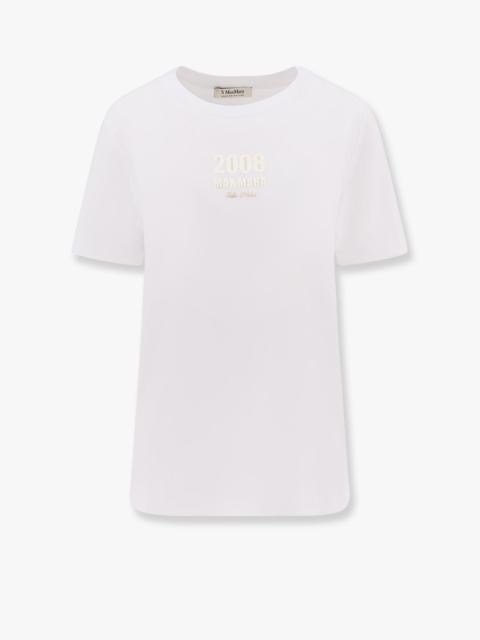 'S Max Mara 'S Max Mara Quieto Cotton T-Shirt With Print On The Front