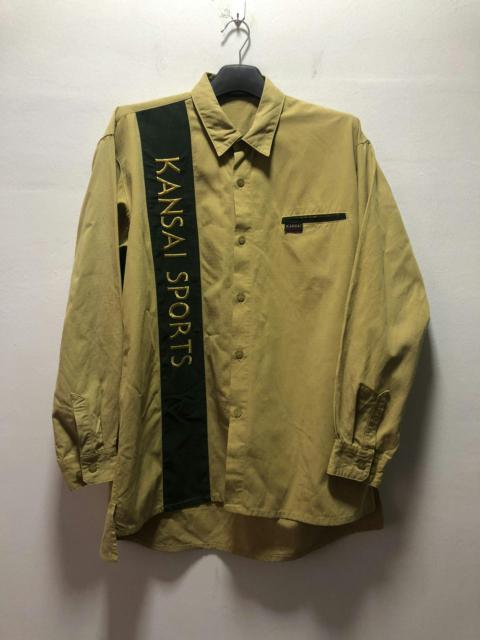 Other Designers Kansai Yamamoto Kbs - KANSAI YAMAMOTO Sports Shirt Rayon Blend Spellout