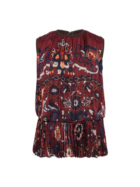 sacai Floral Print Pullover