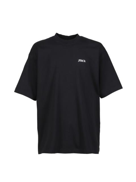 VETEMENTS FU T-SHIRT / BLK