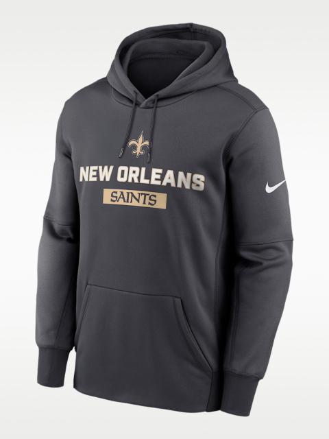 Nike New Orleans Saints Toss Sweep Men’s Nike Therma NFL Pullover Hoodie