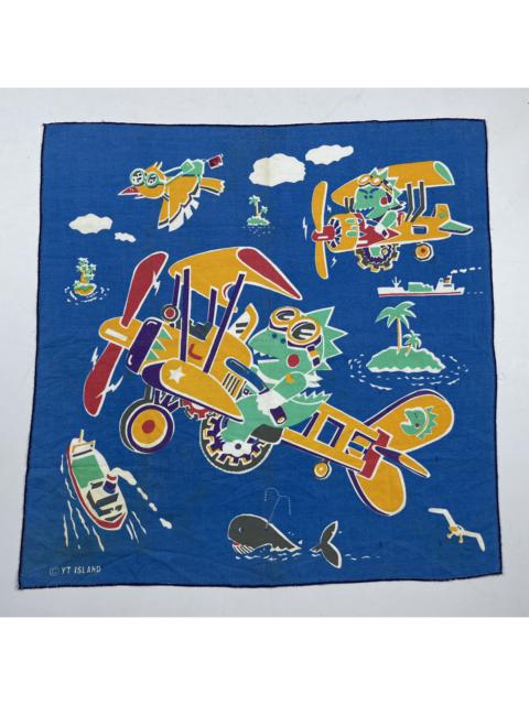 Other Designers Vintage - cartoon bandana handkerchief neckerchief