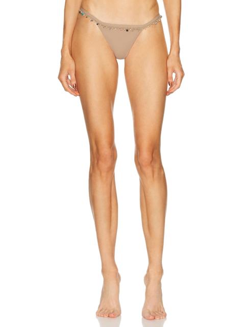 CHRISTOPHER ESBER Beach Quartz Low Brief Bikini Bottom