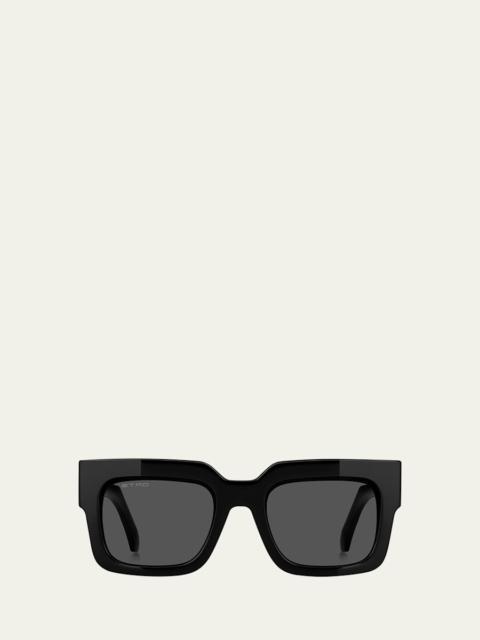 Etro Plastic Rectangle Sunglasses