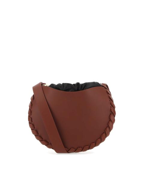 Chloé Chloé Brick Leather Small Mate Crossbody Bag