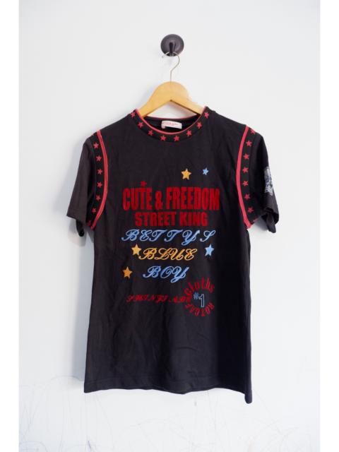 Bettys Blue Boy Shinji Abe Star Logo Neck T shirt