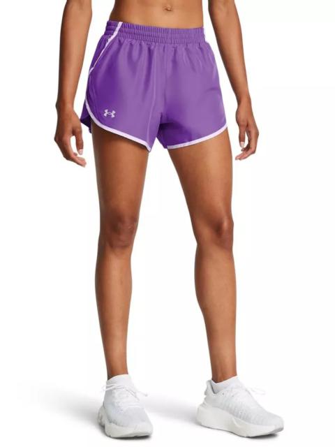 Under Armour Women's Fly-By 3" Shorts -Purple